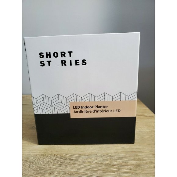 Short Stories- St_ries LED Indoor Planter White Brand New in Box - Picture 1 of 8
